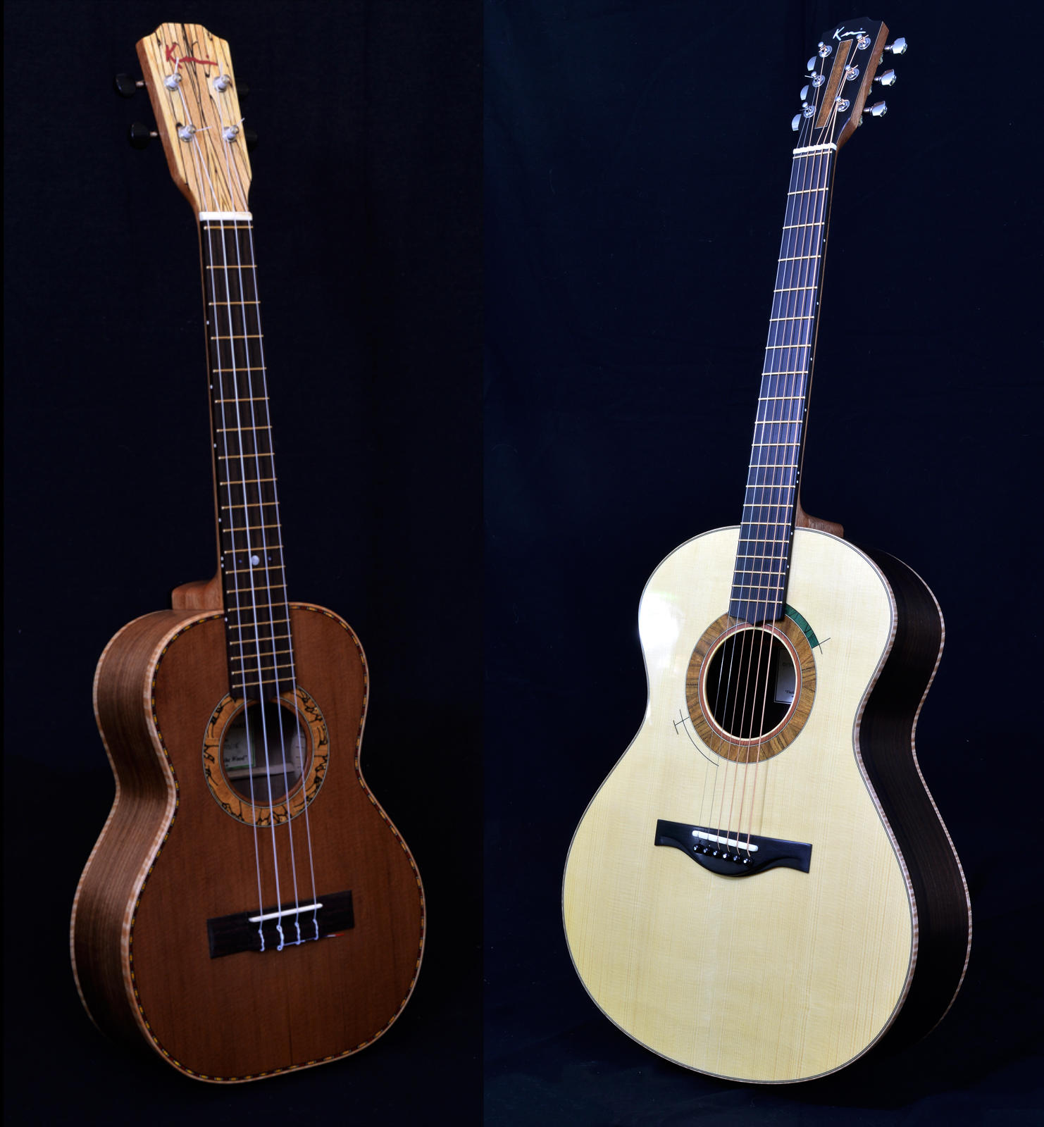 Home page guitar and uke